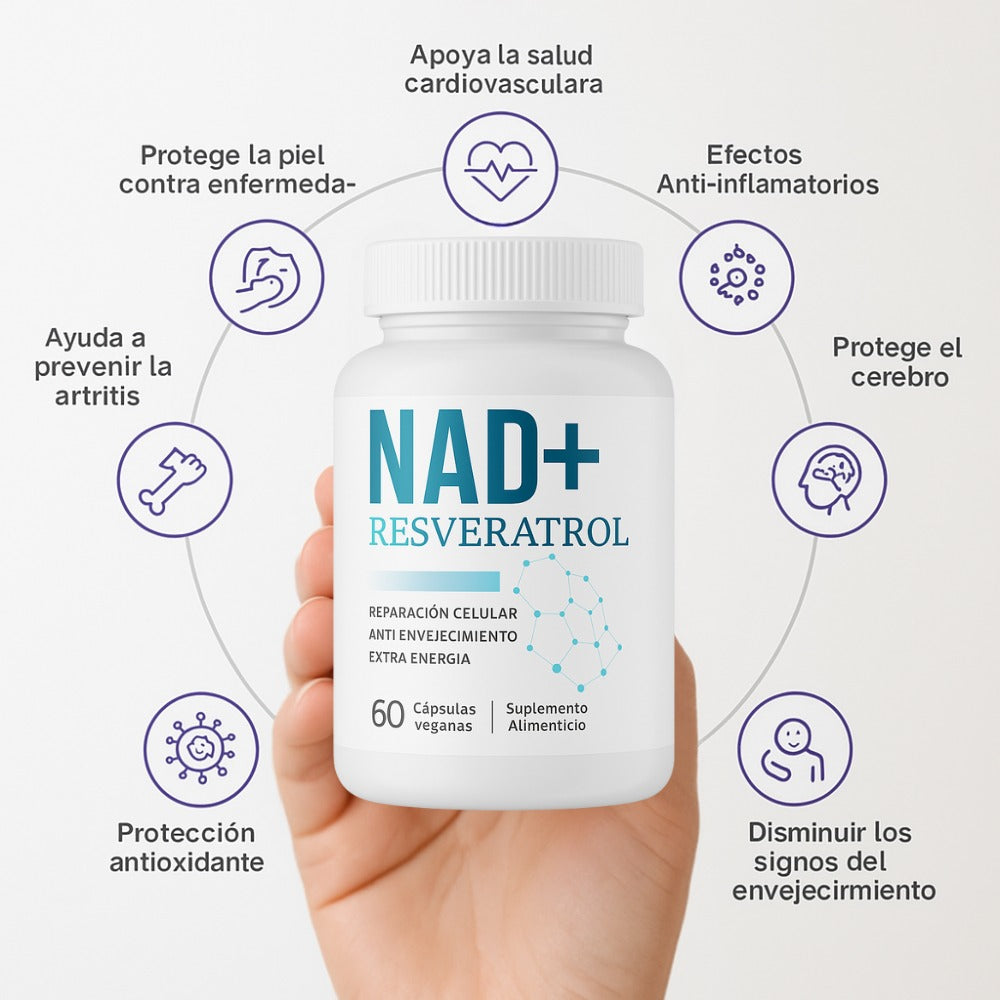 Nad Resveratrol 500mg 60 Caps Original