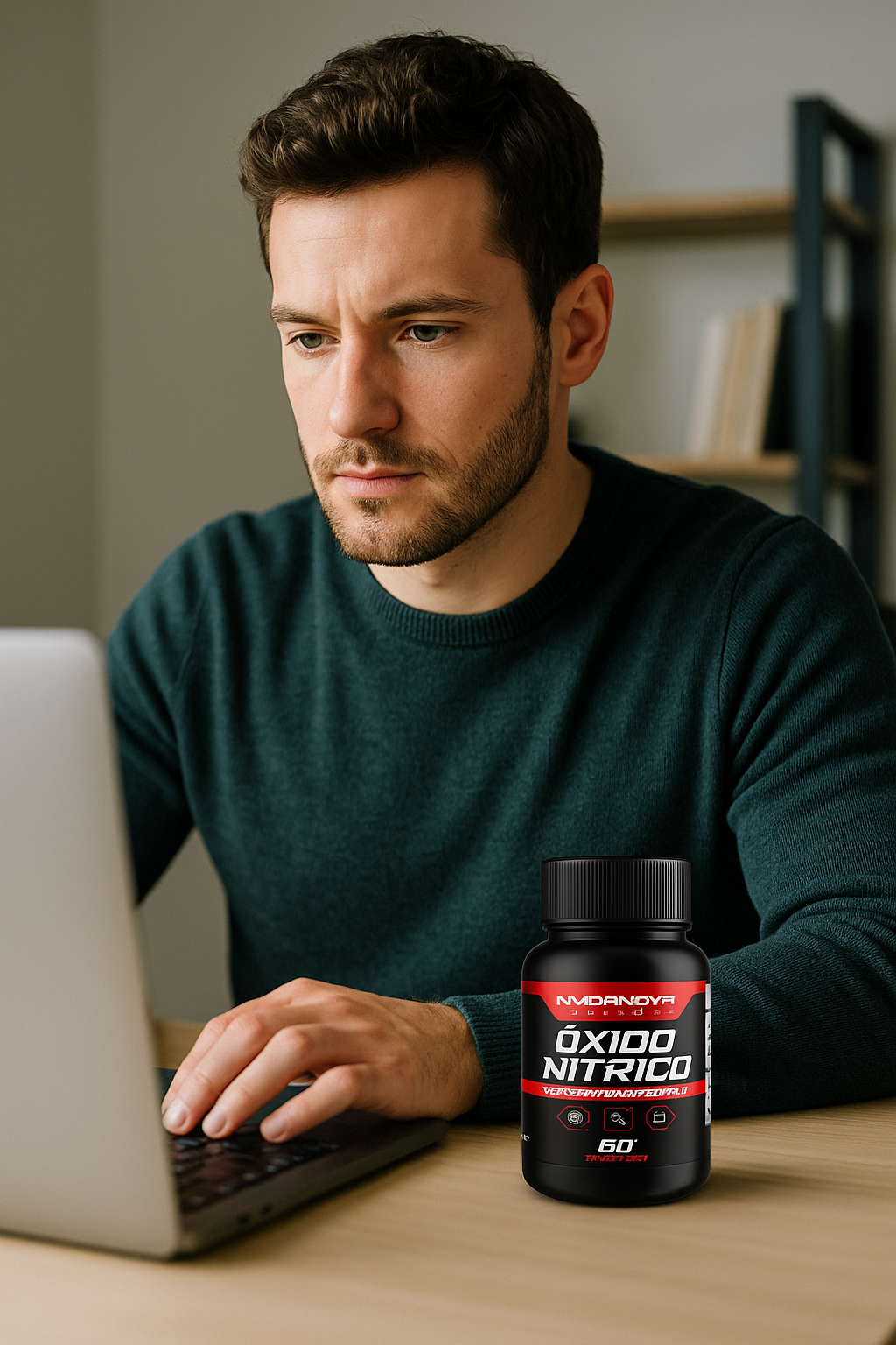 Potencia Máxima – Libera tu verdadero potencial. Oxido Nitrico 1000mg 60 Caps