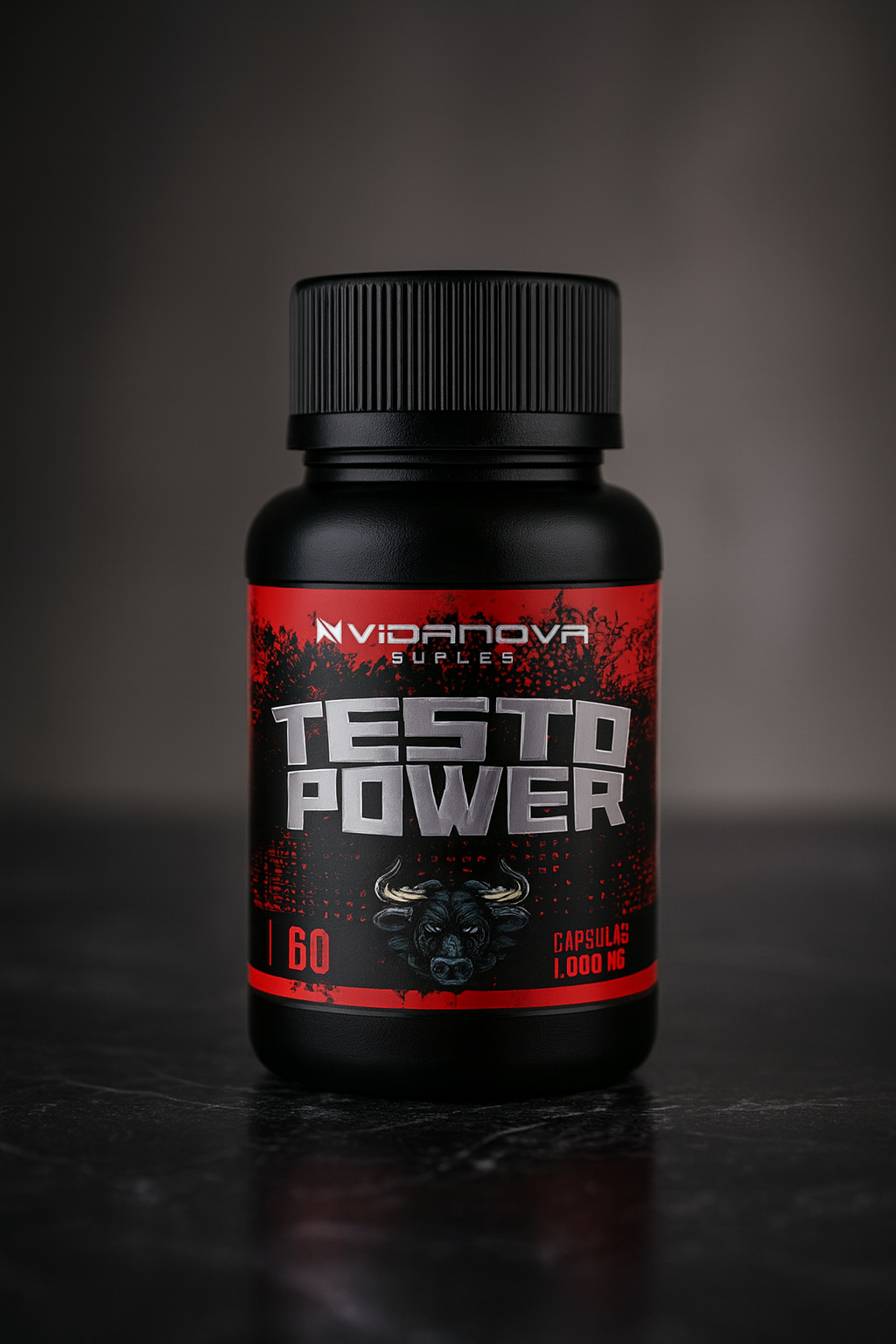 “Testo Power 1000mg – Energía, fuerza y vitalidad en cada cápsula”