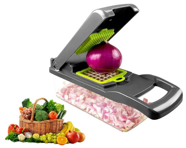 Rallador Cortador Frutas y Verduras- 14 piezas-