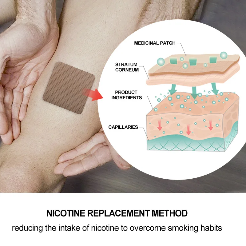3 Cajas - Parche Antitabaco Transdermico. 30 unidades
