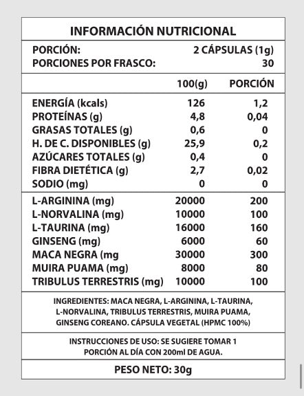 “Testo Power 1000mg – Energía, fuerza y vitalidad en cada cápsula”