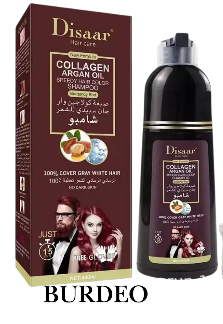 Shampoo Colorante Tinte Cubre Canas Dissar