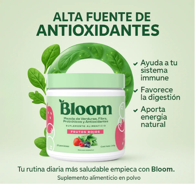 Bloom Super Greens, “Tu Rutina Saludable Hecha Fácil”