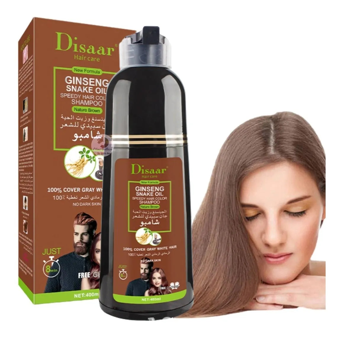 Shampoo Colorante Tinte Cubre Canas Dissar