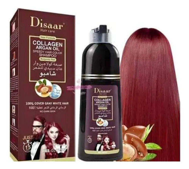 Shampoo Colorante Tinte Cubre Canas Dissar