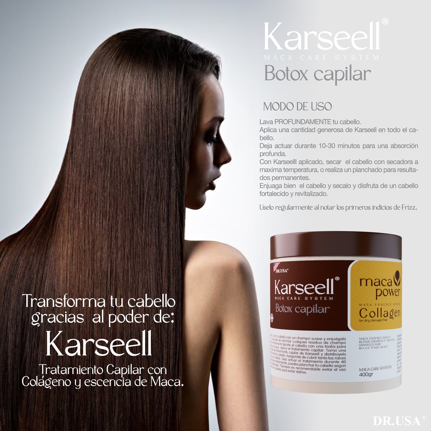 Karseell Botox Capilar "De Cabello Dañado a Cabello de Ensueño… en una Sola Aplicación"